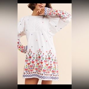 Anthro Chufy Kenko Embroidered
Dress